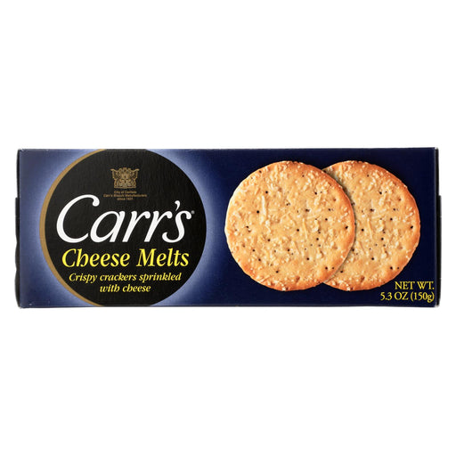 Carr's Cracker - Cheese Melt - Case Of 12 - 5.3 Oz