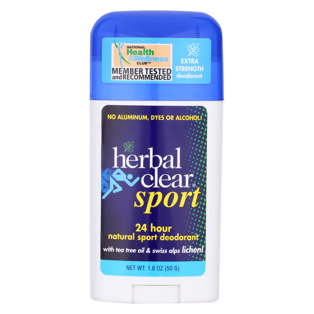 Herbal Clear 24 Hour Natural Sport Deodorant - 1.8 Oz