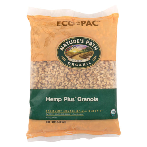 Nature's Path Organic Hemp Plus Granola Eco-pac - Case Of 6 - 26.4 Oz