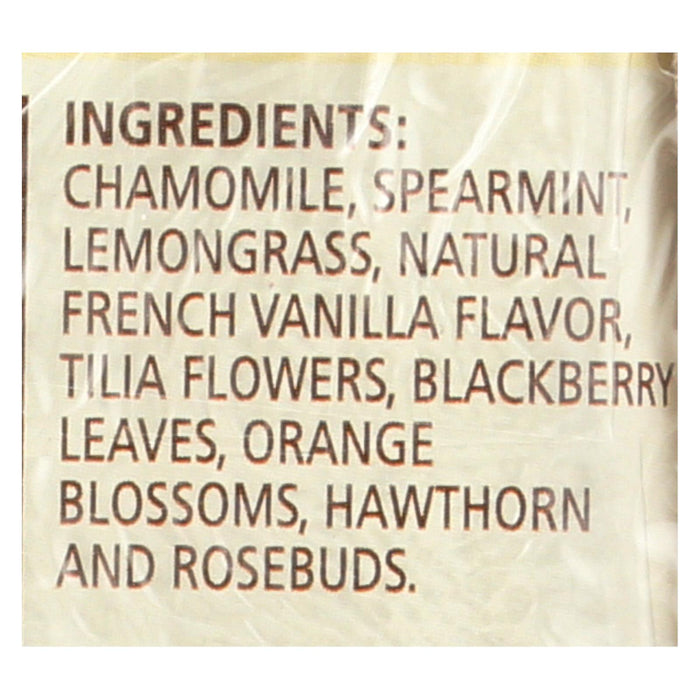 Celestial Seasonings Herbal Tea - Sleepytime Vanilla - Case Of 6 - 20 Bag