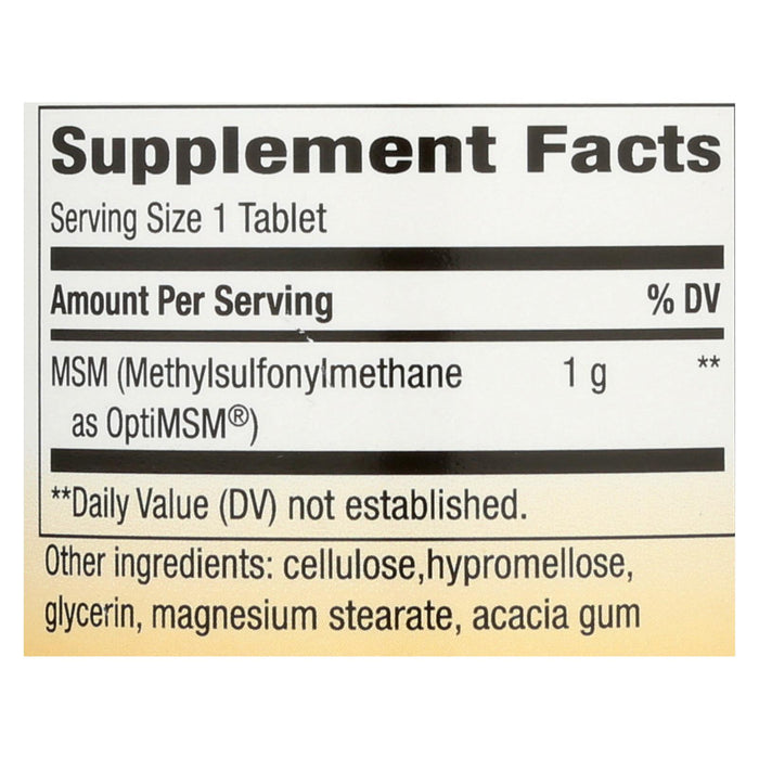Nature's Way Msm - 1000 Mg - 120 Tablets