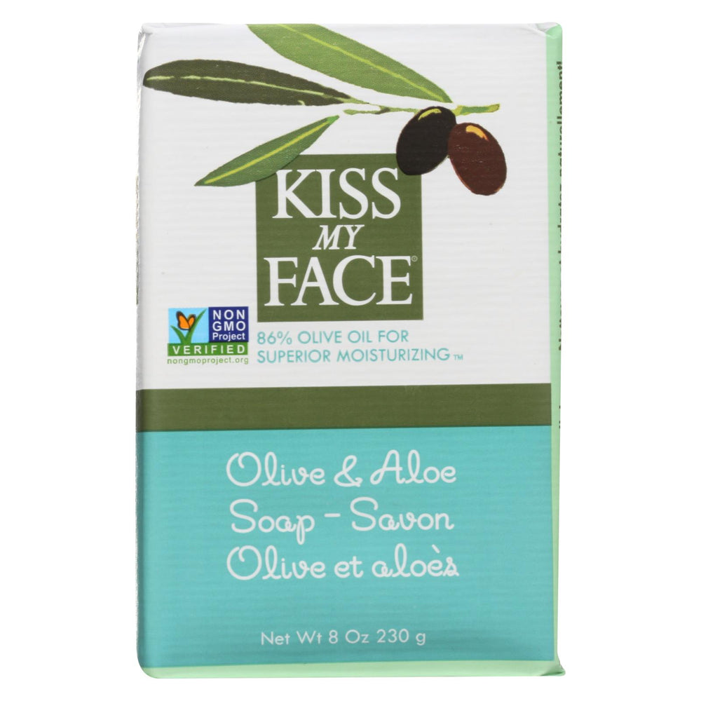 Kiss My Face Bar Soap Olive And Aloe - 8 Oz