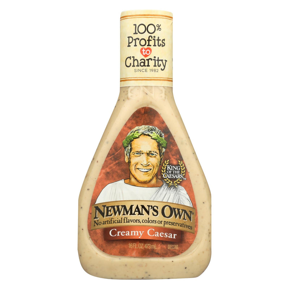 Newman's Own Caesar Dressing - Creamy - Case Of 6 - 16 Fl Oz.
