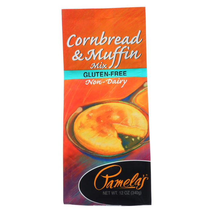 Pamela's Products Cornbread And Muffin - Mix - Case Of 6 - 12 Oz.
