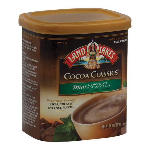 Land O Lakes Cocoa Classics - Mint And Chocolate - Case Of 6 - 14.8 Oz.