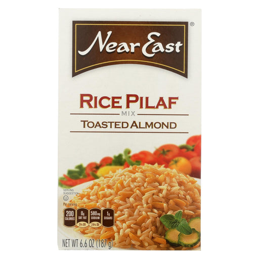 Near East Rice Pilaf Mix - Toasted Almond - Case Of 12 - 6.6 Oz.