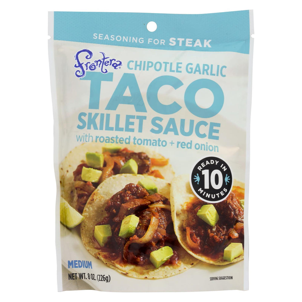 Frontera Foods Chipotle Garlic Taco Skillet Sauce - Skillet Sauce - Case Of 6 - 8 Oz.