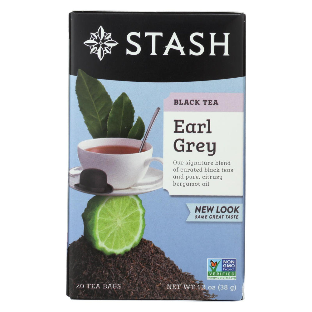 Stash Tea Earl Grey - 20 Tea Bags - Case Of 6
