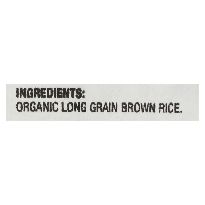 Lundberg Family Farms Organic Long Grain Brown Rice - Case Of 25 - 1 Lb.