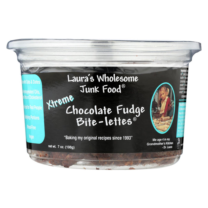 Lauras Wholesome Junk Food Cookie - Xtreme Chocolate Fudge - 7 Oz - Case Of 6