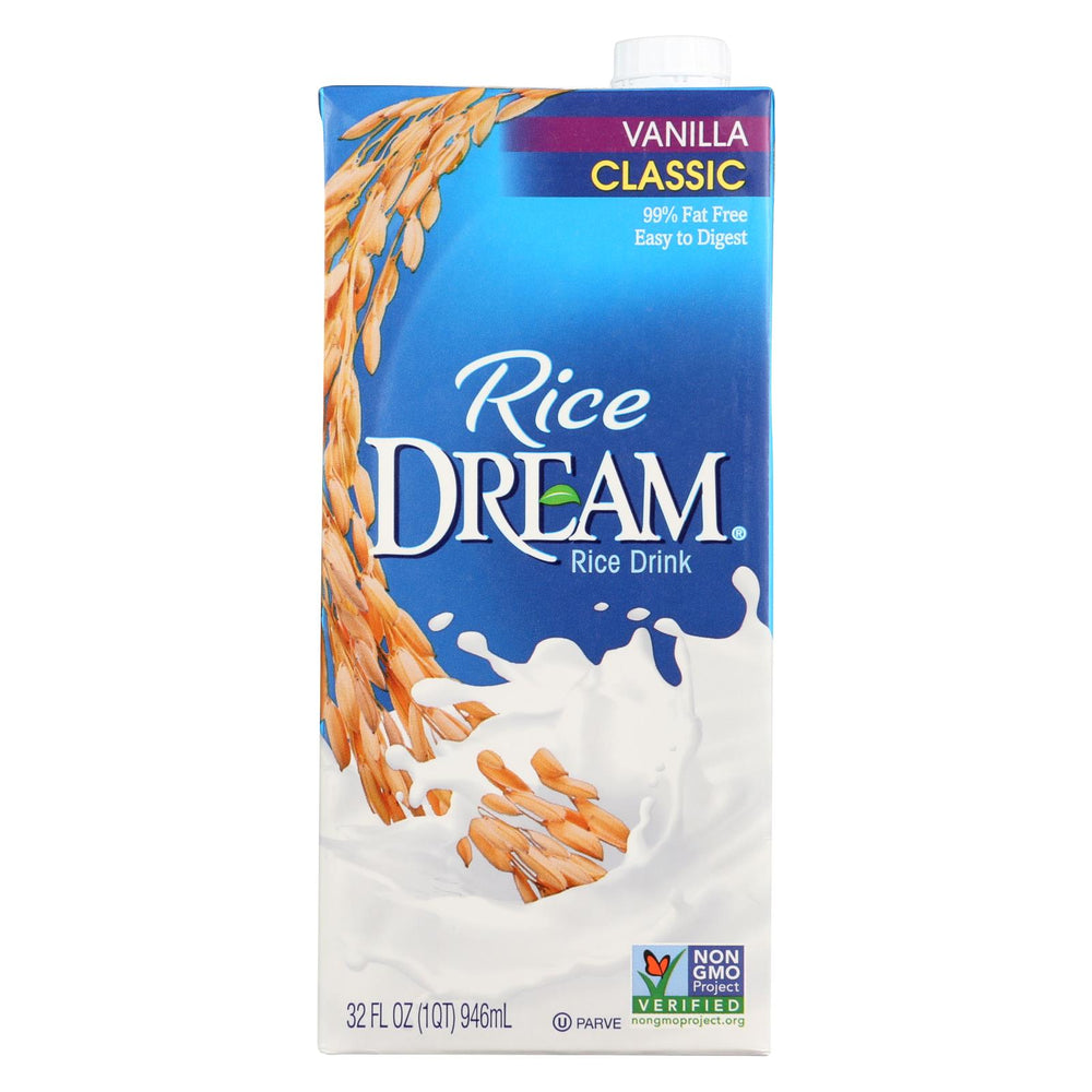 Imagine Foods Rice Dream Classic Rice Drink - Vanilla - Case Of 12 - 32 Fl Oz.