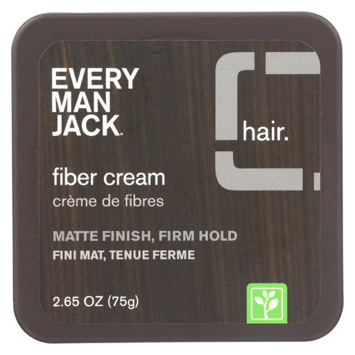 Every Man Jack Fiber Cream - Matte Finish - Firm Hold - Fragrance Free - 2.65 Oz