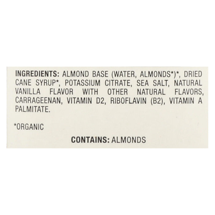 Pacific Natural Foods Almond Vanilla - Non Dairy - Case Of 12 - 32 Fl Oz.