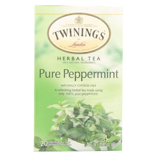 Twining's Tea Jacksons Of Piccadilly Tea - Pure Peppermint - Case Of 6 - 20 Bags