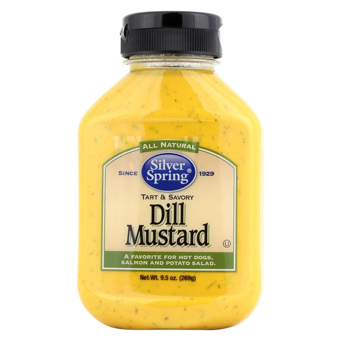 Silver Spring Mustard - Spring Squeeze - Dill - Case Of 9 - 9.5 Oz