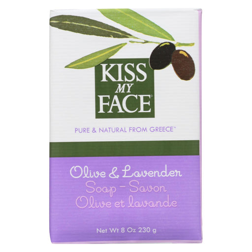 Kiss My Face Bar Soap Olive And Lavender - 8 Oz