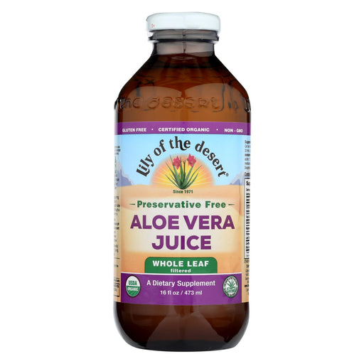 Lily Of The Desert Aloe Vera Juice Whole Leaf - 16 Fl Oz