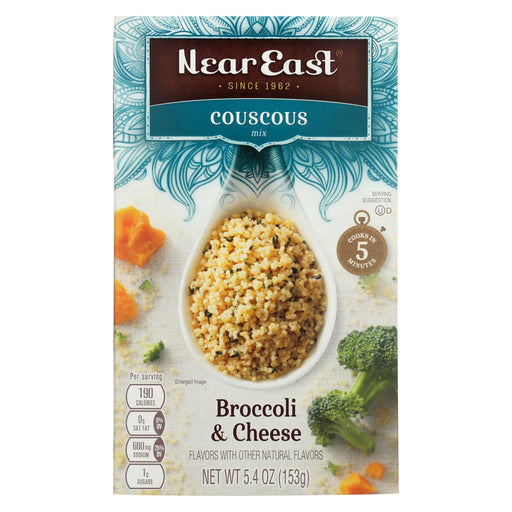 Near East Couscous - Broccoli And Cheese - 5.4 Oz - Case Of 12