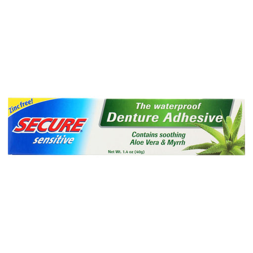 Secure Sensitive Denture Adhesive - 1.4 Oz