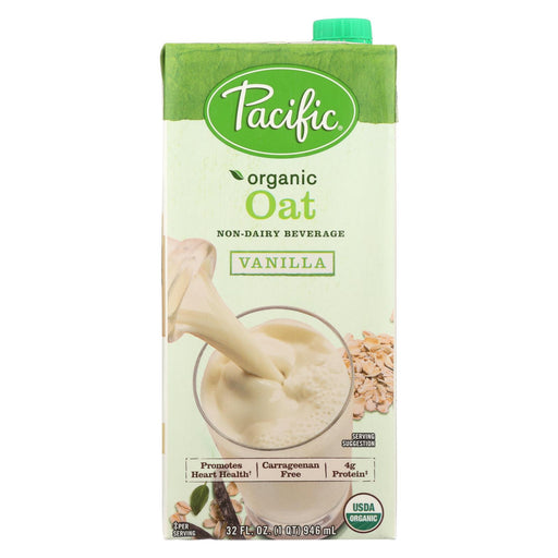 Pacific Natural Foods Oat Vanilla - Non Dairy - Case Of 12 - 32 Fl Oz.