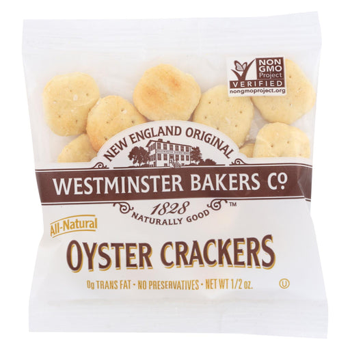 Westminster Cracker Oyster Old Fashioned Crackers - Case Of 150 - 0.5 Oz.