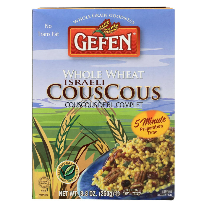 Gefen Couscous - Whole Wheat - Israeli - Case Of 12 - 8.8 Oz