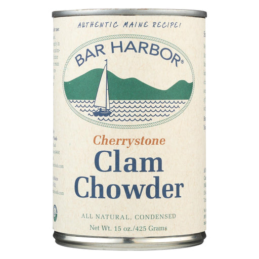 Bar Harbor Cherrystone Clam Chowder - Case Of 6 - 15 Oz.