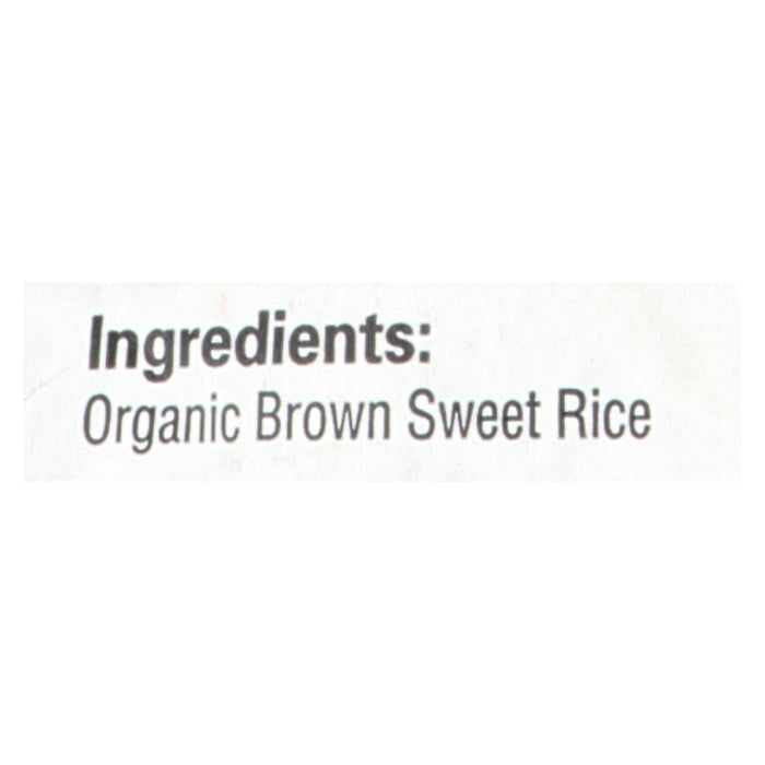 Lundberg Family Farms Organic Brown Sweet Rice - Case Of 25 - 1 Lb.
