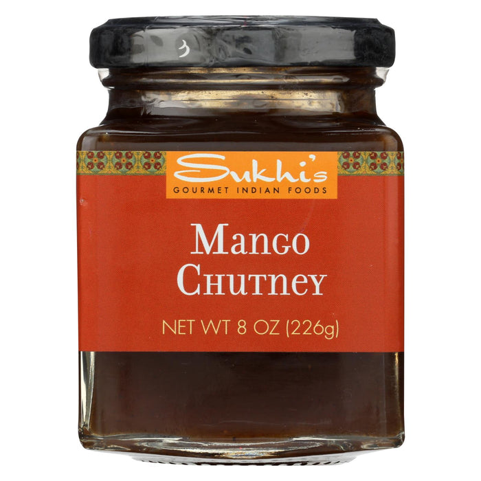 Sukhi's Gourmet Indian Food Chutney - Mango - Case Of 6 - 8 Oz.