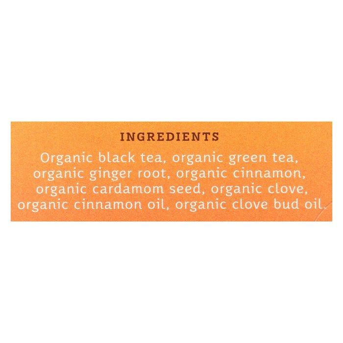 Stash Tea Organic Chai Black And Green Tea - Case Of 6 - 18 Bags