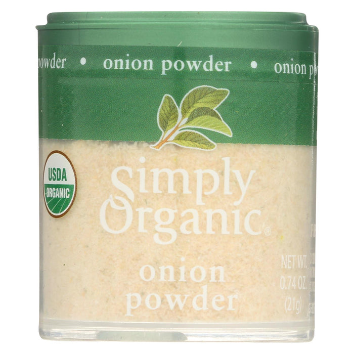 Simply Organic Onion - Organic - Powder - White - .74 Oz - Case Of 6