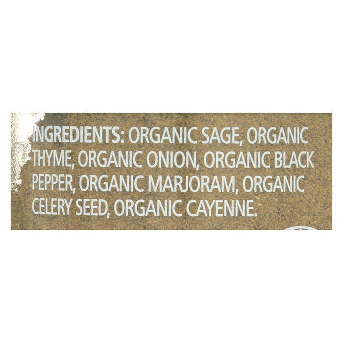 Simply Organic Poultry Seasoning - Organic - .32 Oz - Case Of 6