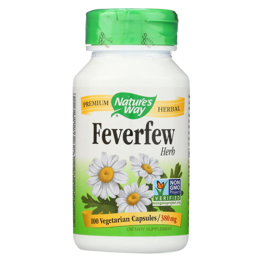 Nature's Way Feverfew Leaves - 100 Capsules