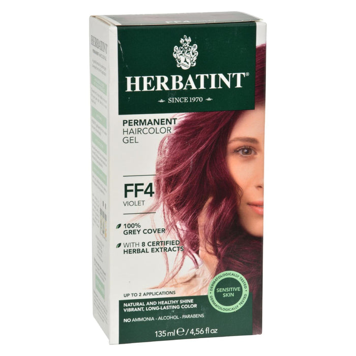 Herbatint Permanent Herbal Haircolour Gel Ff4 Violet - 1 Kit