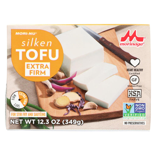 Mori-nu Silken Tofu - Extra Firm - Case Of 12 - 12.3 Oz.