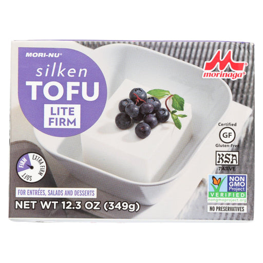 Mori-nu Silken Tofu - Lite Firm - Case Of 12 - 12.3 Oz.