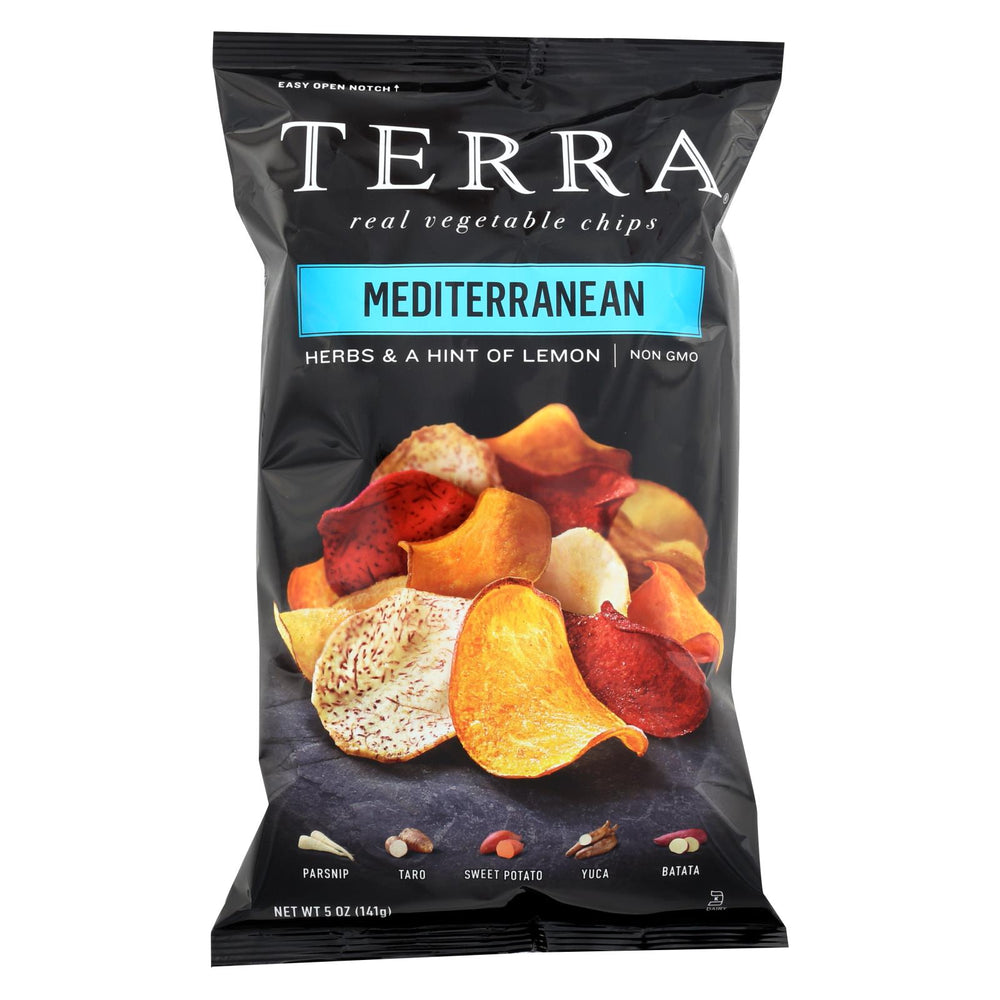 Terra Chips Exotic Vegetable Chips - Mediterranean - Case Of 12 - 5 Oz.