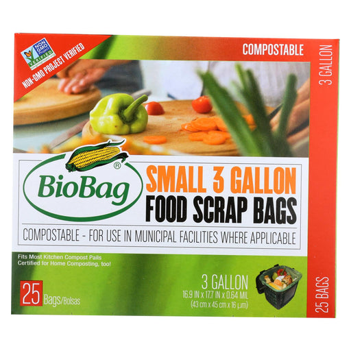Biobag 3 Gallon Compost-waste Bags - Case Of 12 - 25 Count