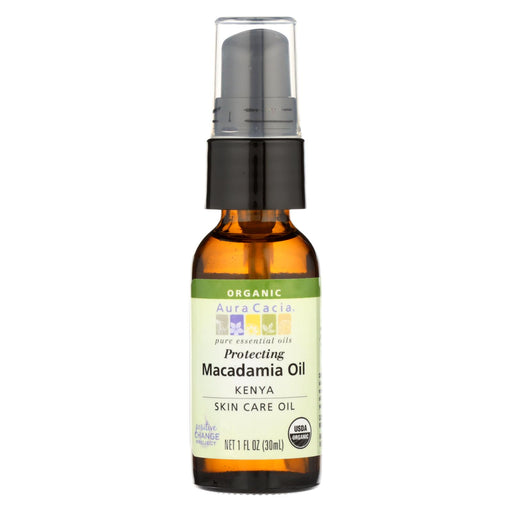 Aura Cacia Macadamia Skin Care Oil Certified Organic - 1 Fl Oz