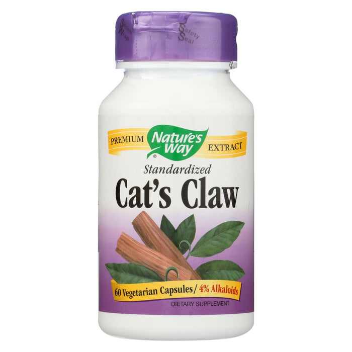 Nature's Way Cats Claw Standardized - 60 Capsules