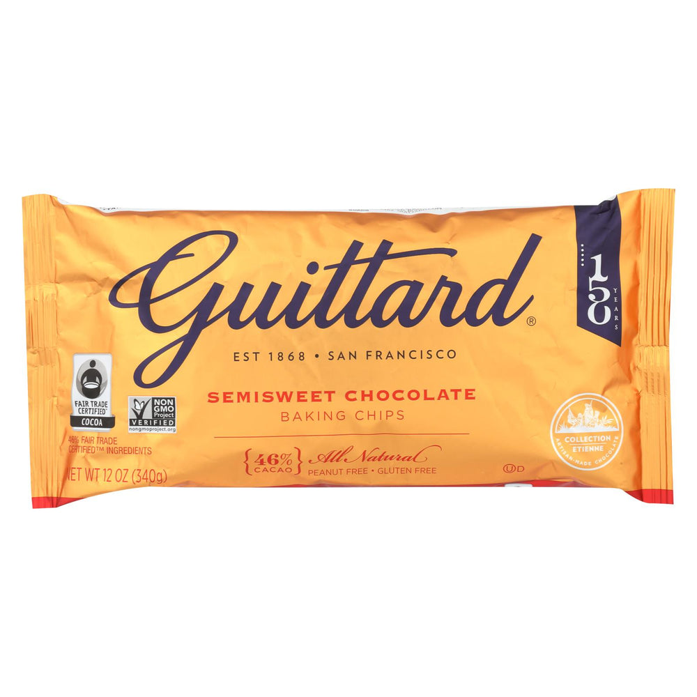 Guittard Chocolate Semi Sweet Chocolate - Case Of 12 - 12 Oz.