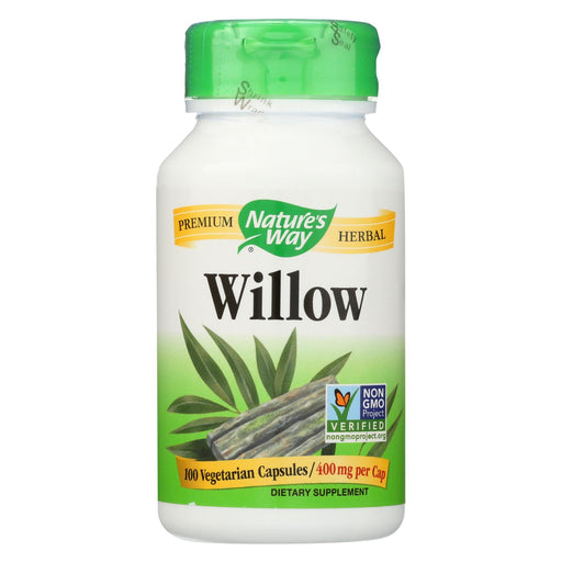 Nature's Way White Willow Bark - 400 Mg - 100 Capsules