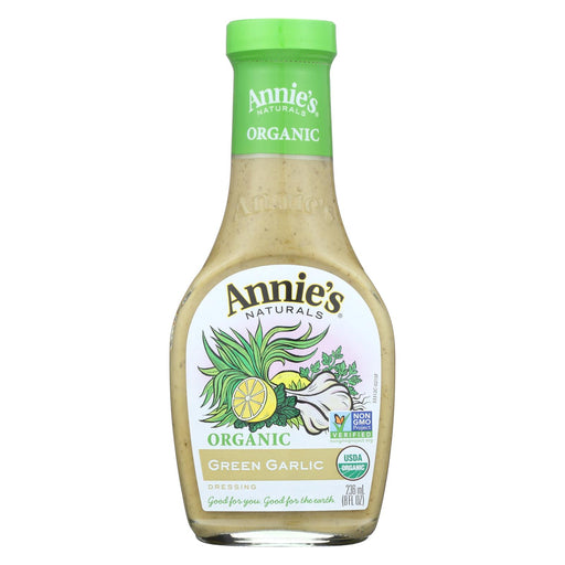 Annie's Naturals Organic Dressing Green Garlic - Case Of 6 - 8 Fl Oz.