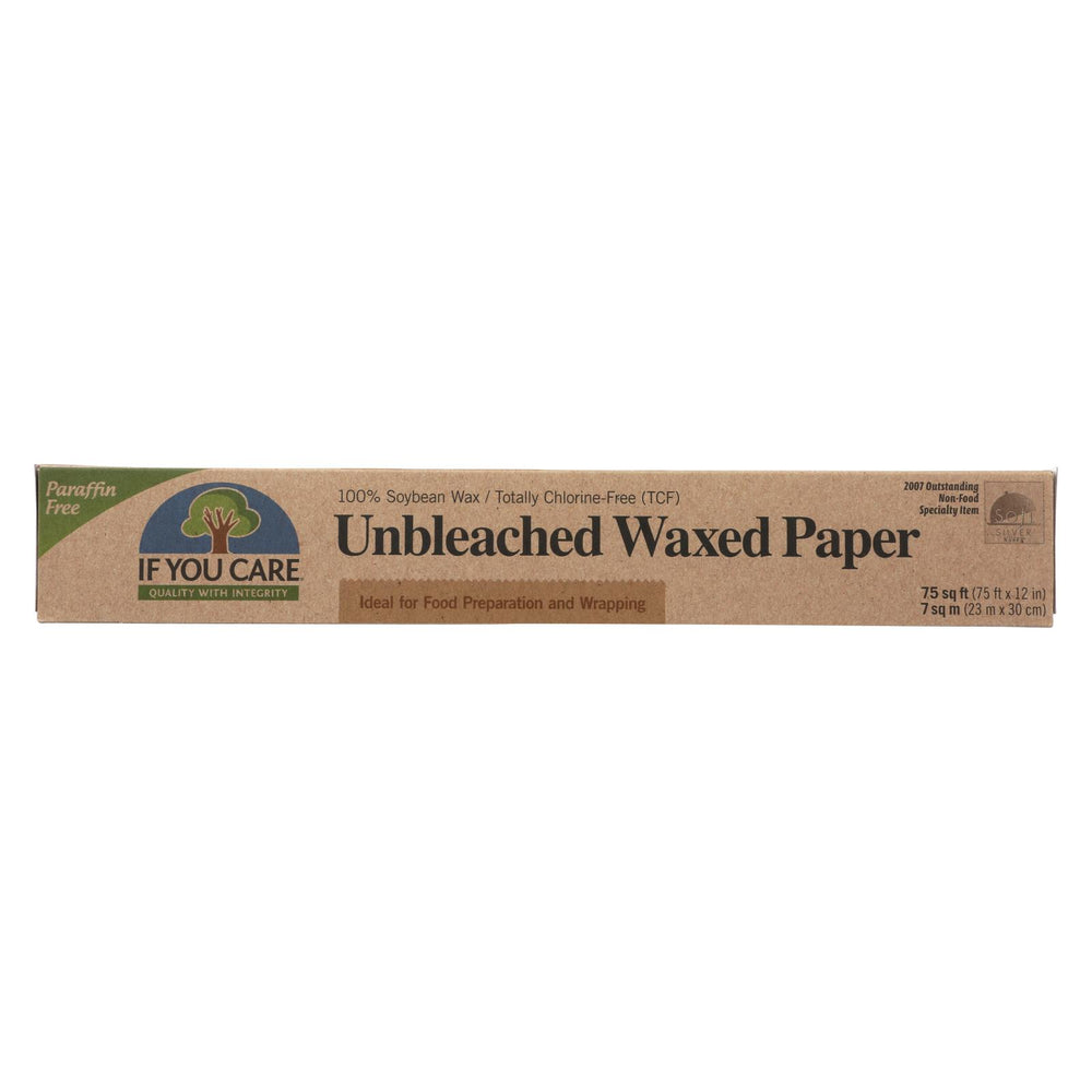If You Care Waxed Paper - Natural - Case Of 12 - 75 Sq. Ft.