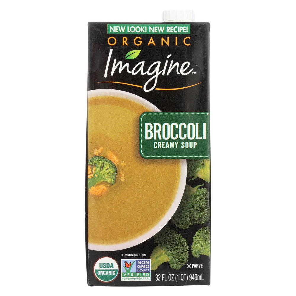 Imagine Foods Broccoli Soup - Creamy - Case Of 12 - 32 Oz.