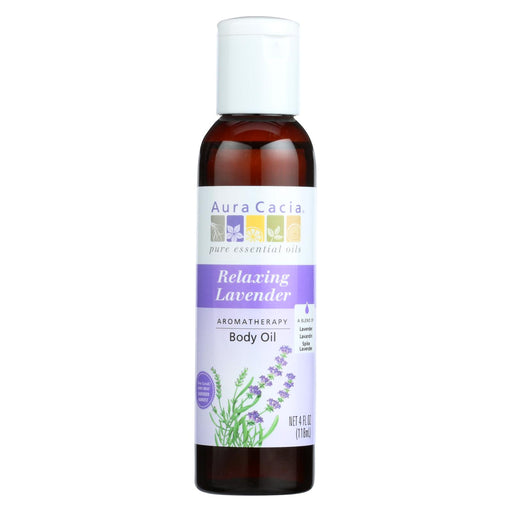 Aura Cacia Aromatherapy Body Oil Lavender Harvest - 4 Fl Oz