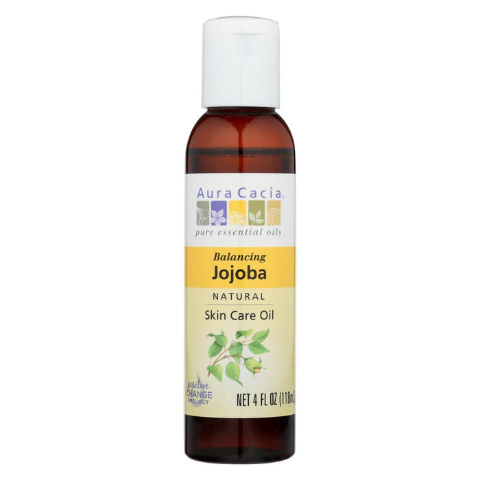 Aura Cacia Jojoba Natural Skin Care Oil - 4 Fl Oz