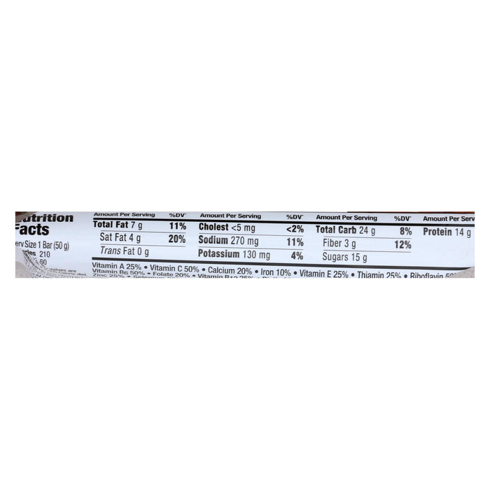 Zone Nutrition Bar - Chocolate Peanut Butter - Case Of 12 - 1.76 Oz