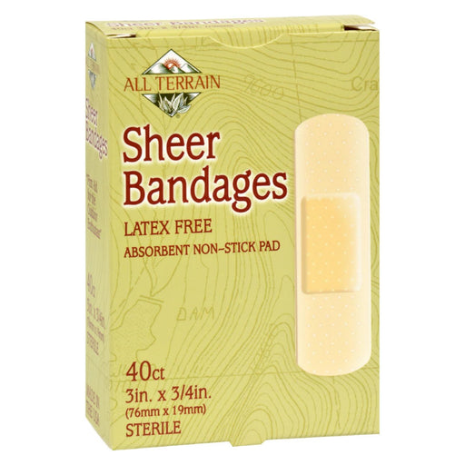 All Terrain Bandages - Sheer - 3-4 In X 3 In - 40 Ct