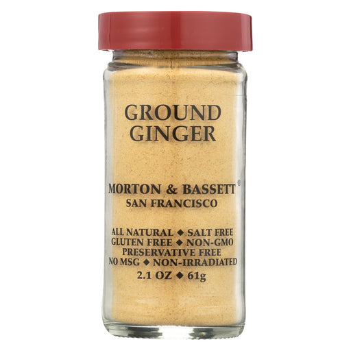 Morton And Bassett Ginger - Ground - 2.1 Oz - Case Of 3